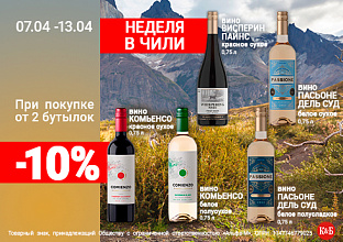 Неделя в Чили 7.04-13.04